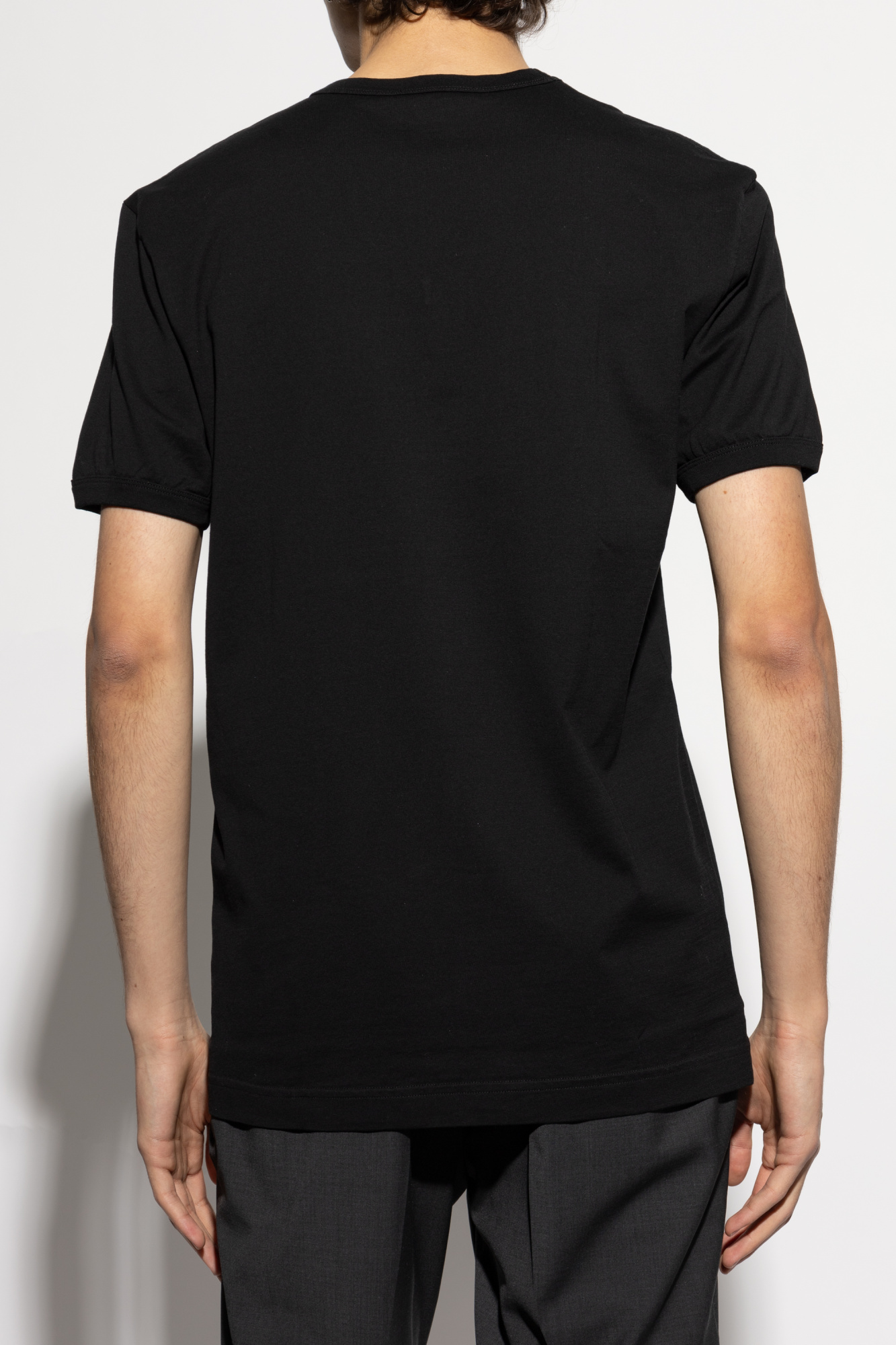 Black V-neck T-shirt Dolce & Gabbana - Vitkac Italy